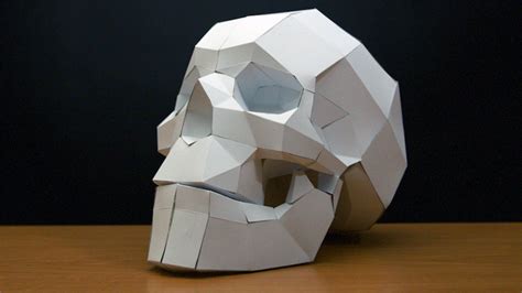 3d Cardboard Skull Template